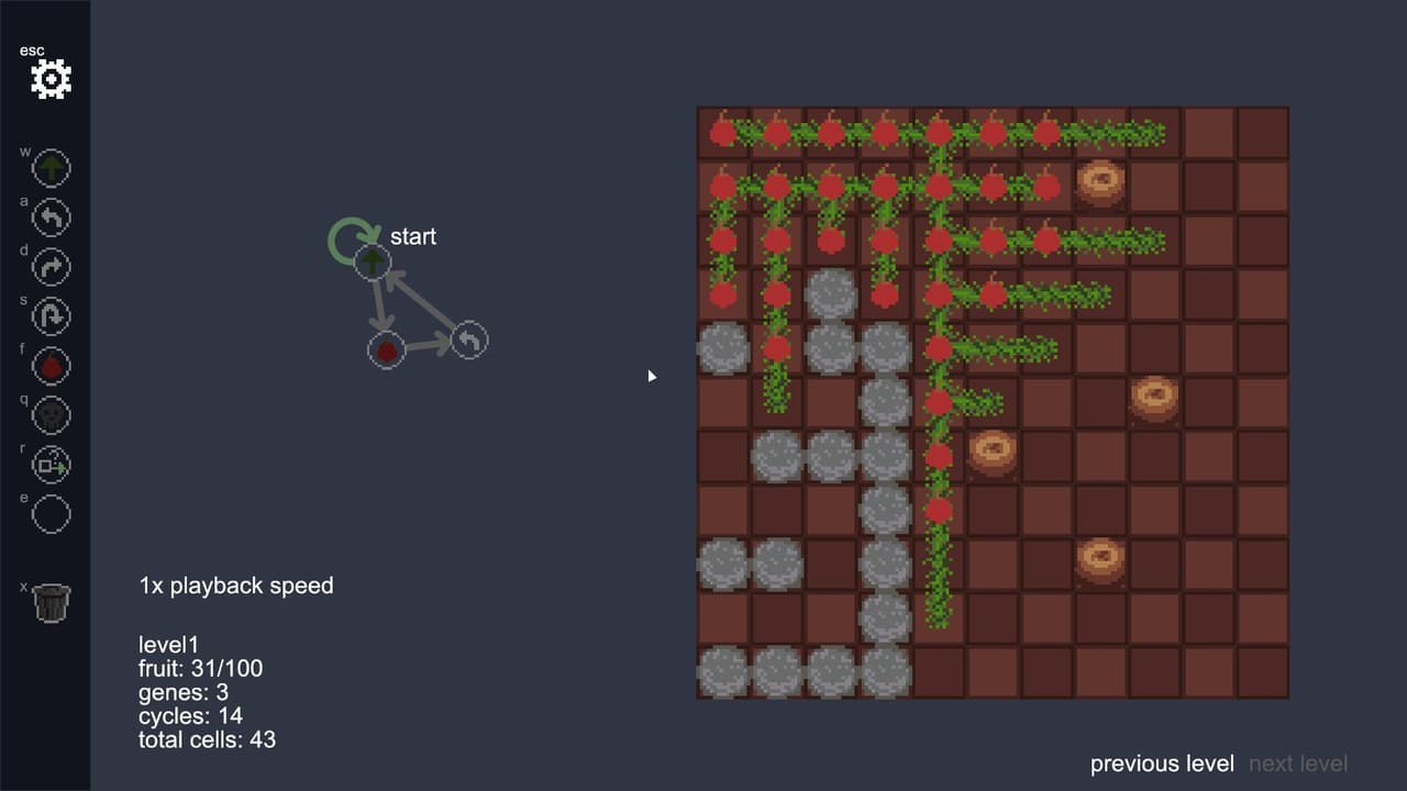 Gene Graph Garden screenshot 2