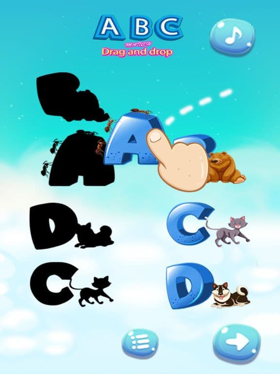 ABC MATCH Drag and drop screenshot 2