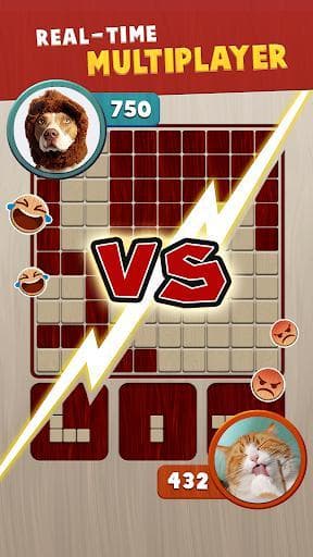 Woody Block Puzzle Battle Online screenshot 2