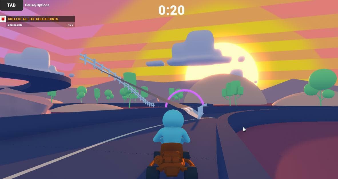 Kart Racer (itch) (Hariharan.G) screenshot 2