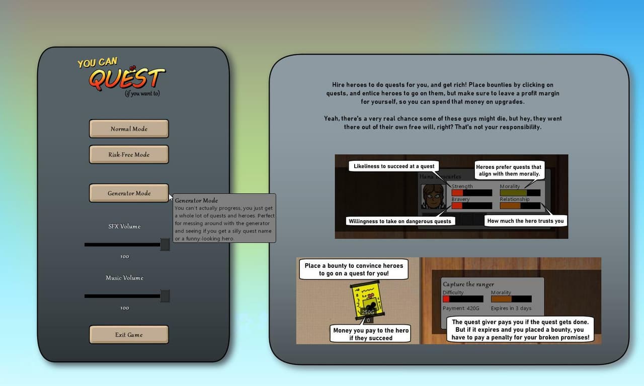 You Can Quest! (if you want to) screenshot 2