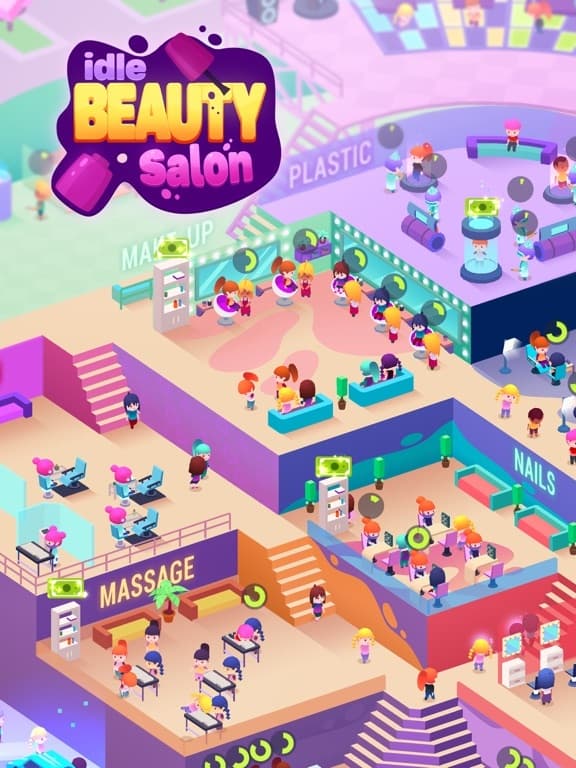 Idle Beauty Salon Clicker screenshot 2