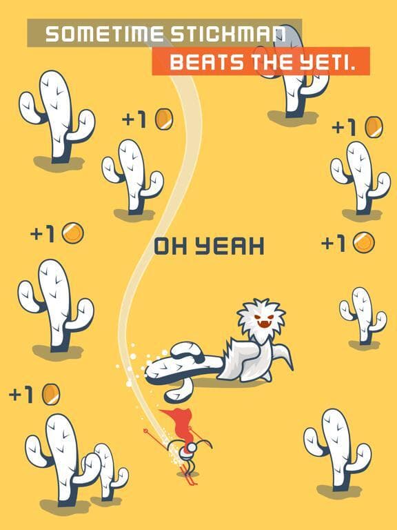 Yeti Ski: winter sport 4 watch screenshot 2
