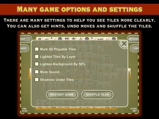 Mah Jongg Tiles Solitaire screenshot 6
