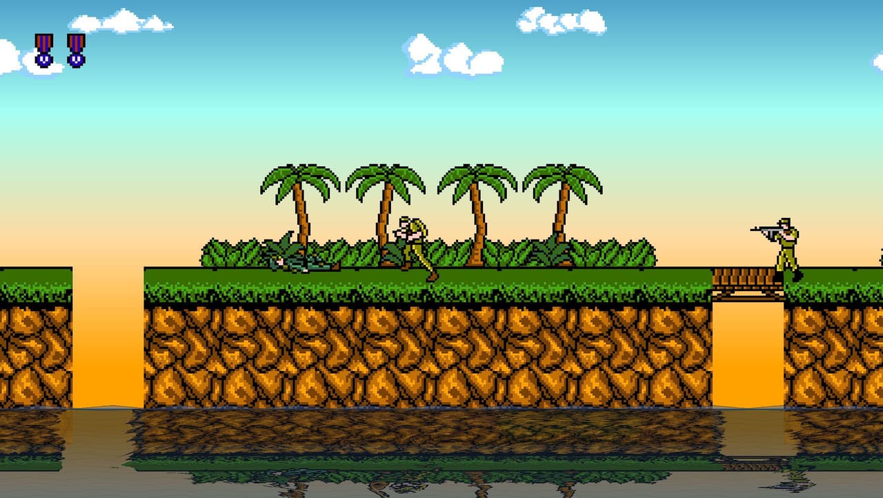 2D NES Style Shooter like Contra screenshot 5