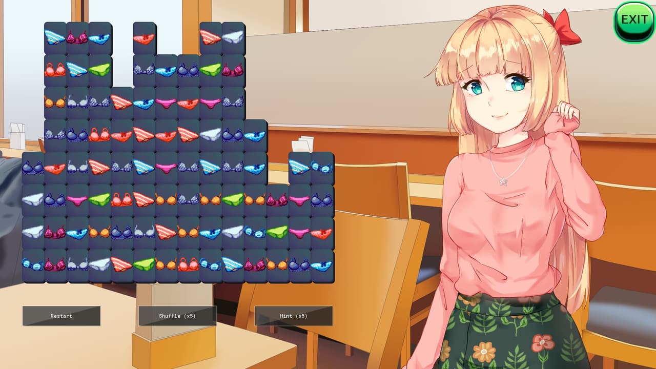 Hentai Mahjong: Long Day screenshot 2