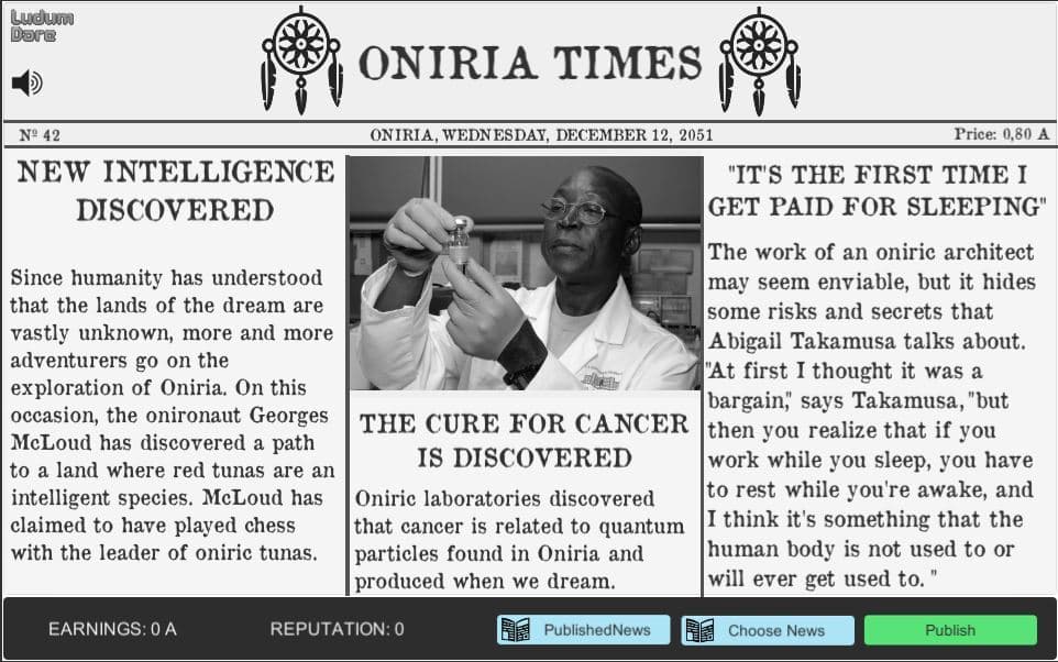 Oniria Times screenshot 3