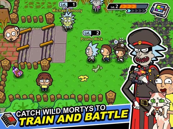 Rick and Morty: Pocket Mortys screenshot 2