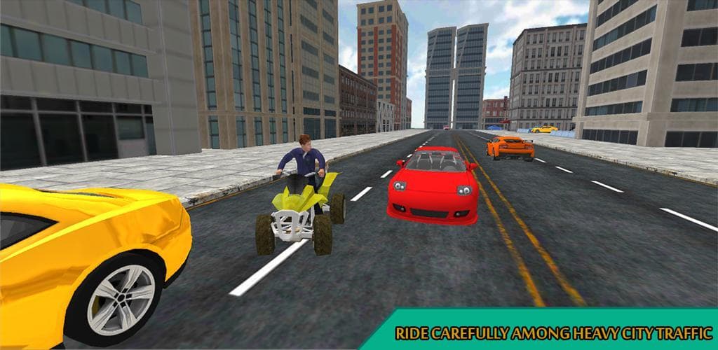 ATV Bike Pizza Delivery Boy screenshot 3