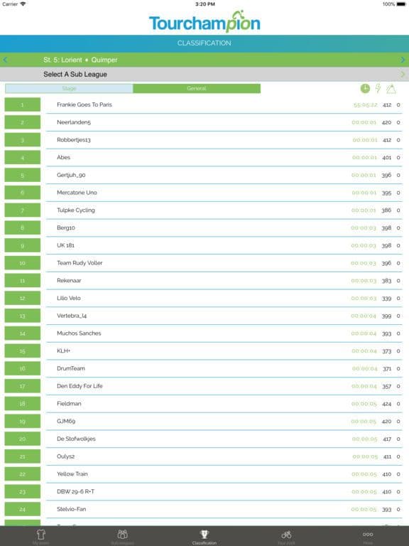 Tourchampion screenshot 3