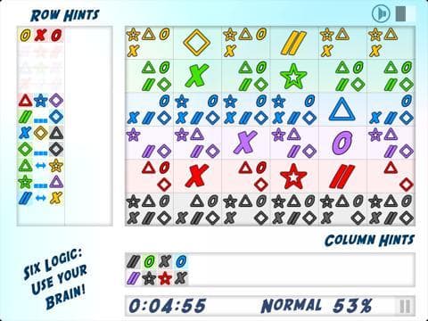 Six Logic: Use your Brain! screenshot 2