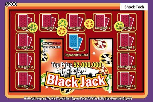 Las Vegas Scratch Ticket