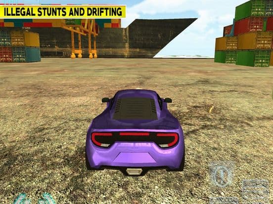 Drifting Car In Sea Port screenshot 3