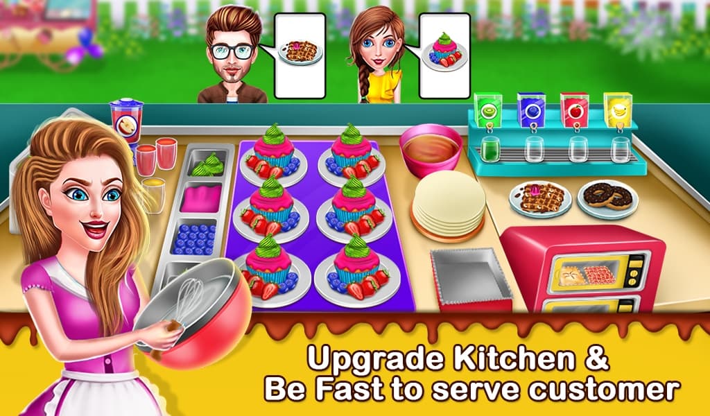 Cake Shop Great Pastries & Waffles cooking Game screenshot 4