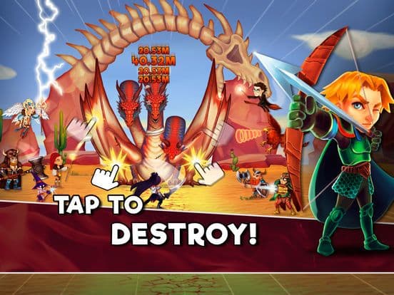 Tap Dragons - Clicker Heroes RPG Game screenshot 2