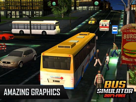 bus simulator 2017 - city coach bus driving 3d screenshot 4