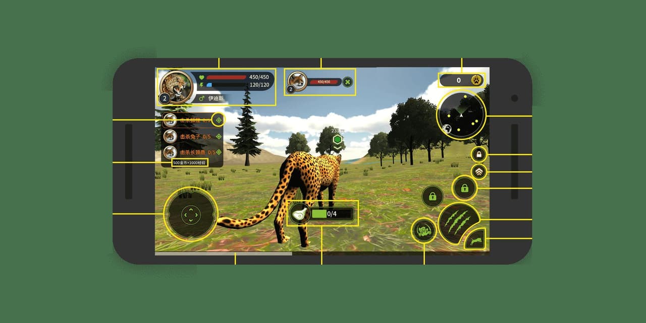 Cheetah Simulator (itch) screenshot 5