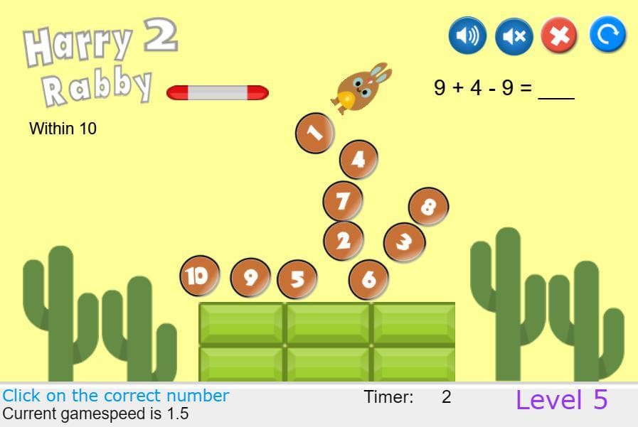 HarryRabby2 Add & Subtract 3 numbers FULL version screenshot 4