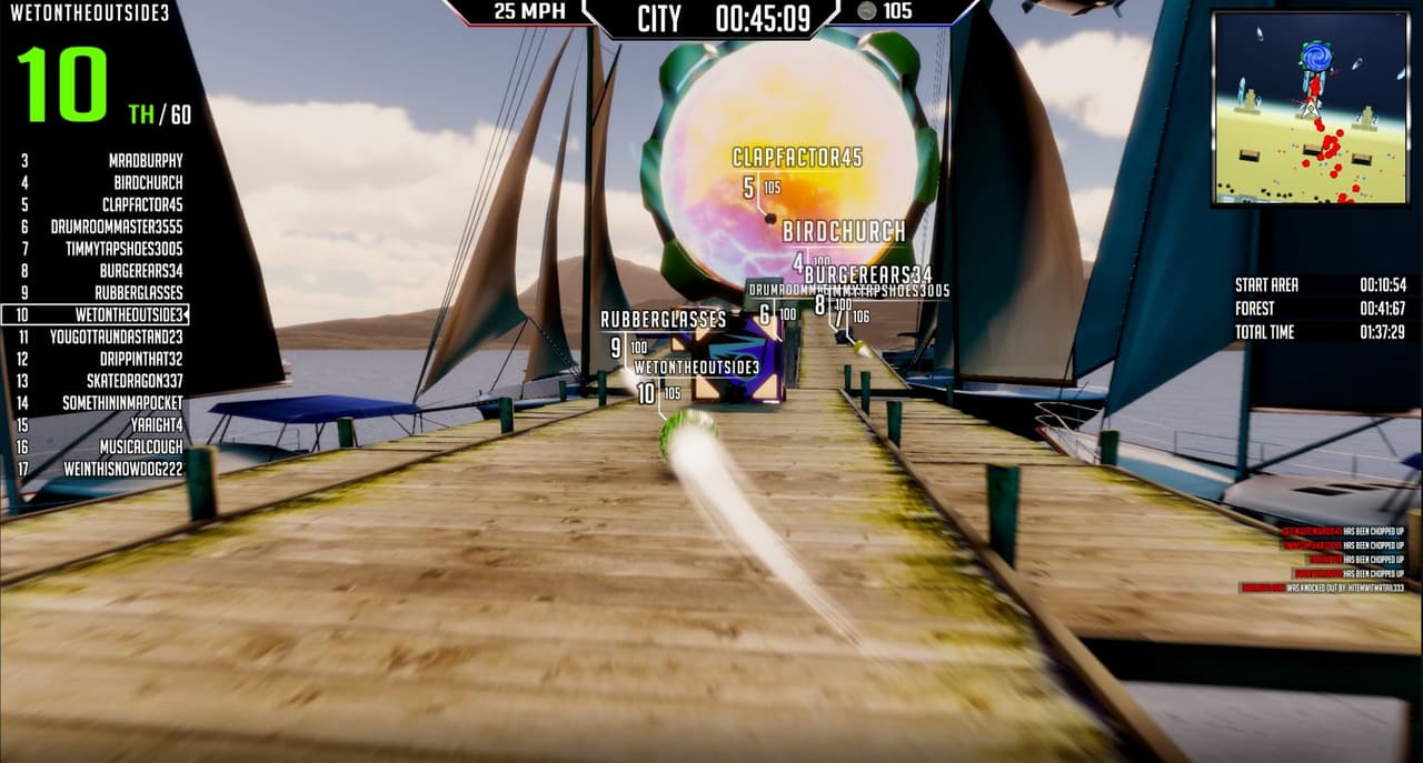 Crazy Ball Racing screenshot 2