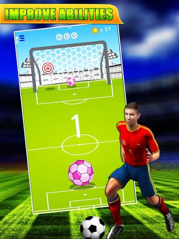Flip Football Soccer Game screenshot 2