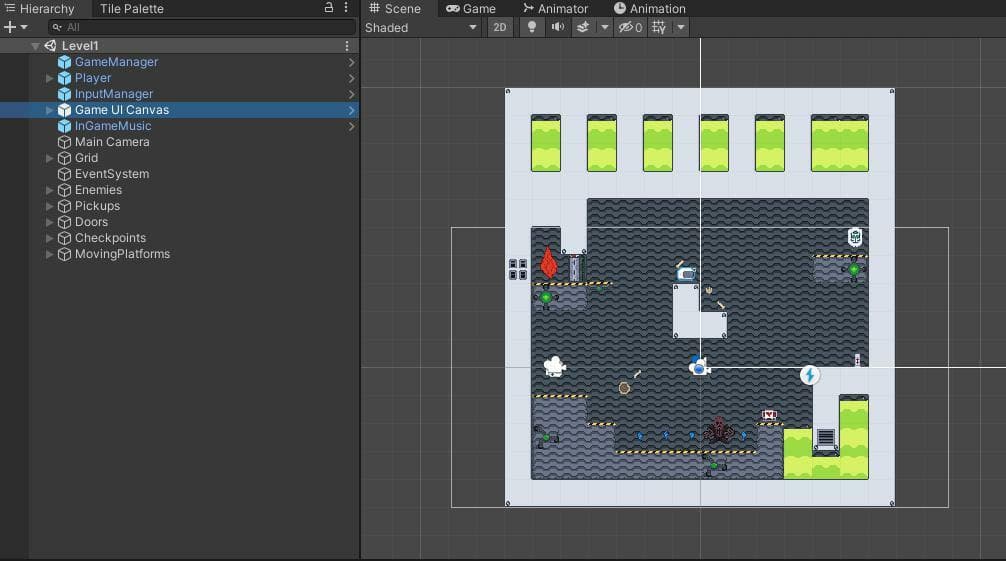 2D-Platformer Super Space-Stronaut screenshot 2