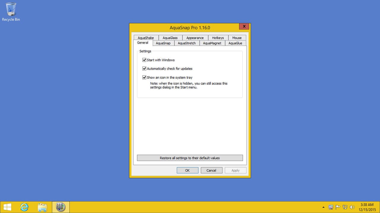 AquaSnap Window Manager screenshot 2