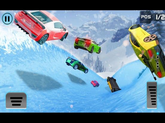 Frozen Water Slide Car driving simulator screenshot 2