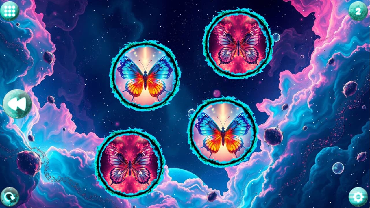 Space Memory: Butterflies screenshot 2