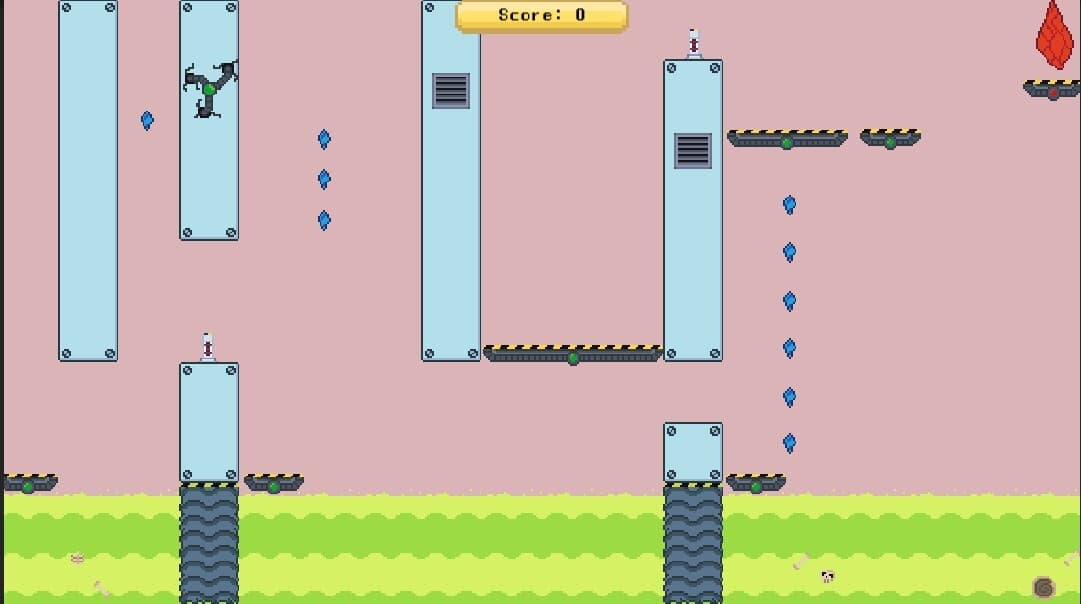2d Platformer "Spaceship Adventure" screenshot 5