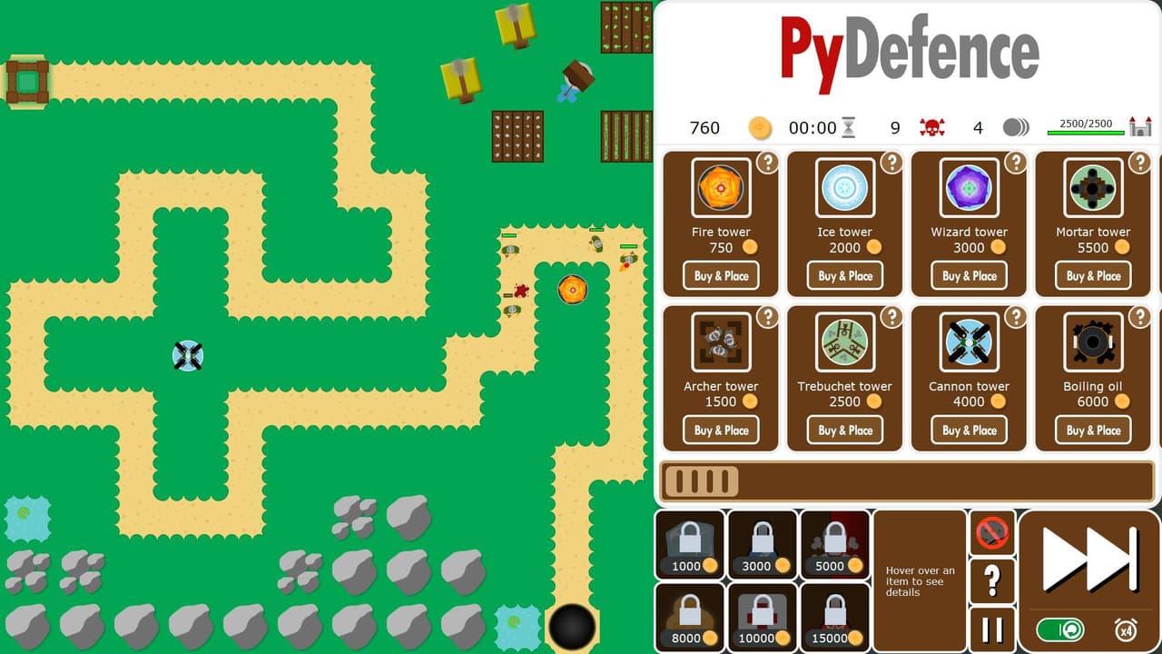 PyDefence screenshot 4