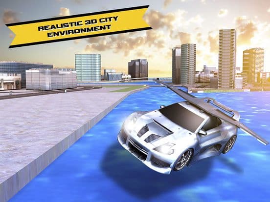 Car Racing Real Flying Game screenshot 5