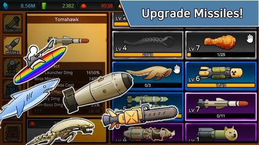 Missile Dude RPG: Tap Tap Missile screenshot 6