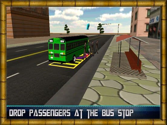 City Bus Driving Simulator 2016 - Real passengers pick & drop driver traffic parking Sim screenshot 5