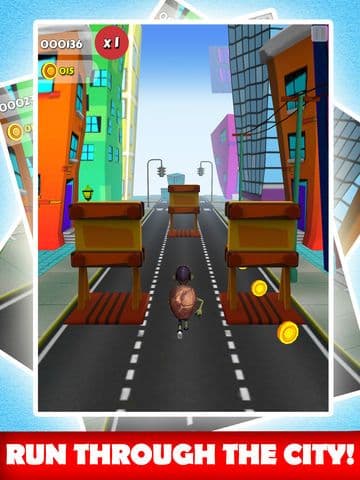 Turtle Hero Run 3D - Escape From The City Ninjas Free screenshot 2