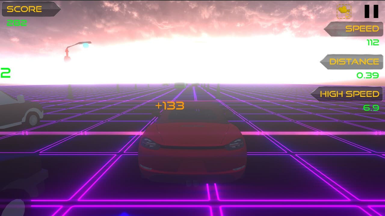 Retrowave Need for Speed Drift