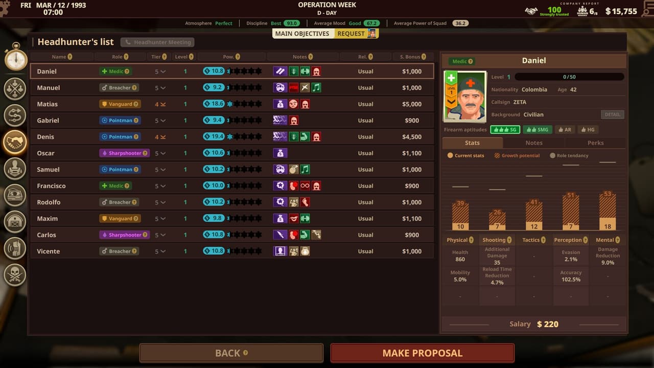 Private Military Manager: Prologue screenshot 6