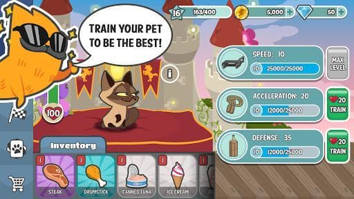 Pets Race - Fun Multiplayer PvP Online Racing Game screenshot 5