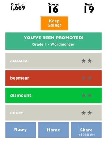 Words Inc - Endless Vocabulary Definition Competition screenshot 3