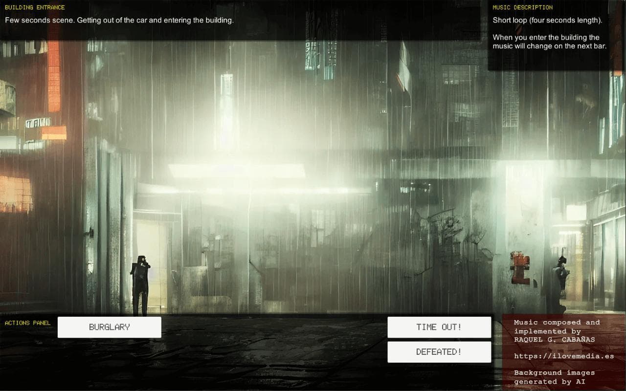 Cyberpunk - Adaptive Music Demo screenshot 5