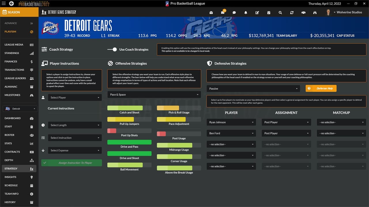 Draft Day Sports: Pro Basketball 2022 screenshot 5