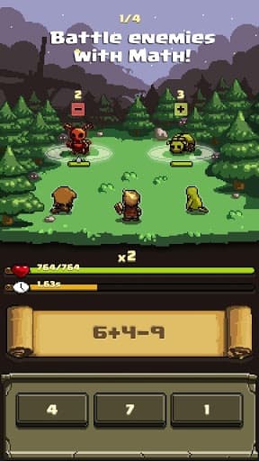 Math and Sorcery - Math Battle RPG screenshot 4