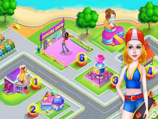 Skateboard Skating Girl screenshot 4
