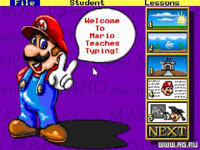 Mario Teaches Typing screenshot 3