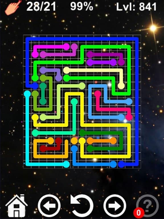 Connect colored lines - puzzle screenshot 5