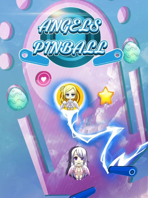 Cute Angels Pinball Shooting Board Classic Games screenshot 2