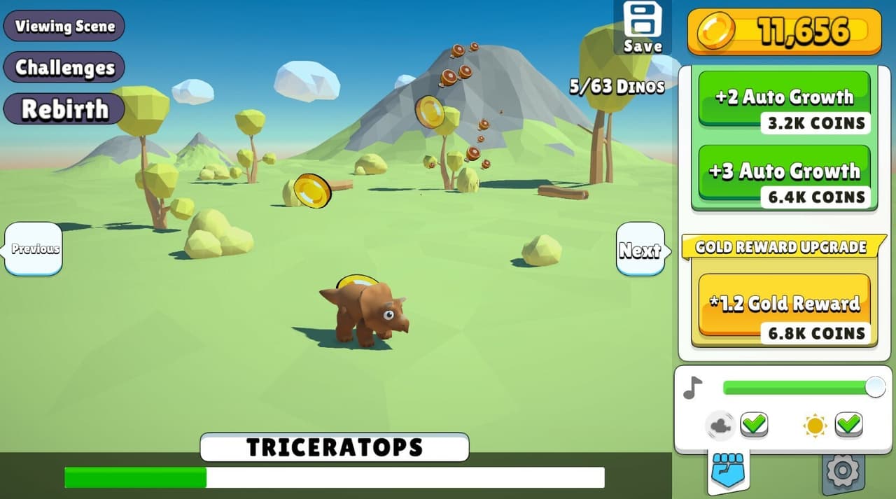 Idle Dino screenshot 3