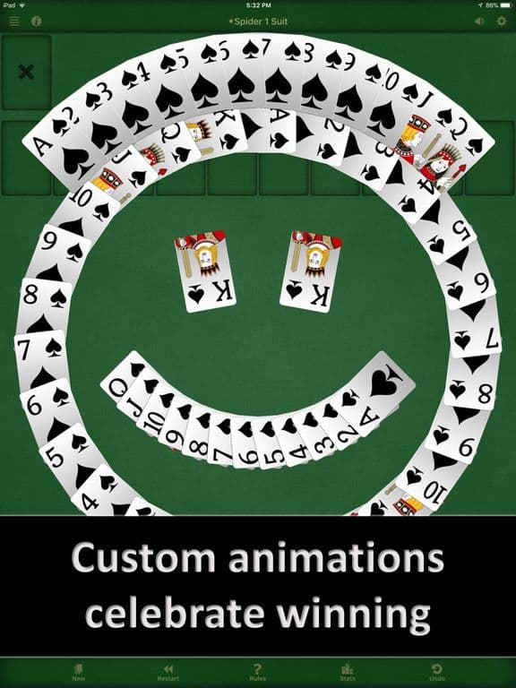 Spider Solitaire by Solebon screenshot 3