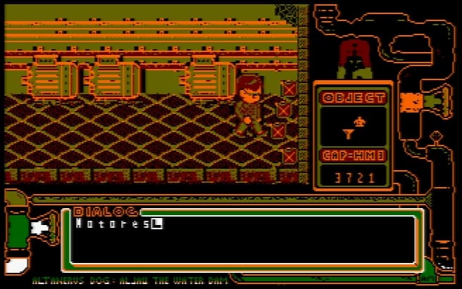 Aljau the water dam Amstrad CPC screenshot 4