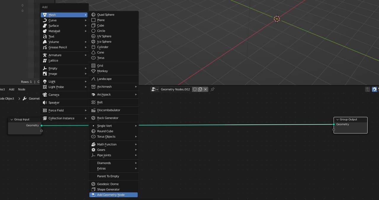 Add Geometry Node
