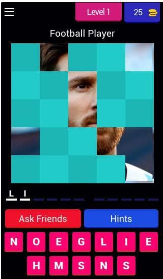 Soccer Quiz - Guess The Soccer Player screenshot 2